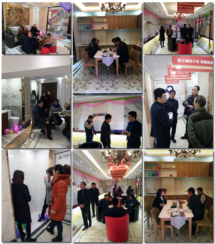 “三八女神節”邀您走進91香蕉视频在线下载陶瓷磚甘肅張掖店試營業現場